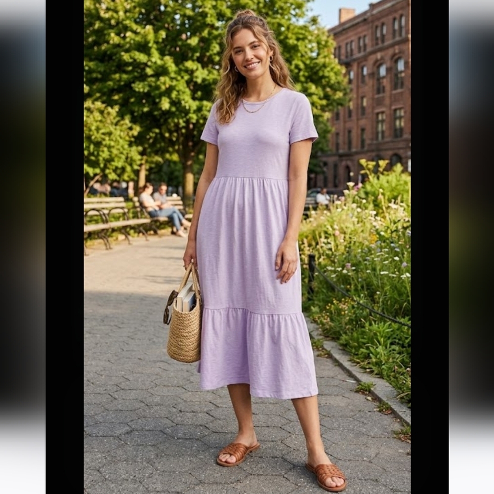 Old Navy Lavender Midi Maxi Dress